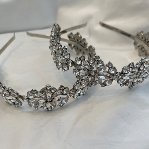 6 Metal Rhinestone Embellished Hairbands Headbands Hair Accessories Wedding - Picture 8 of 10